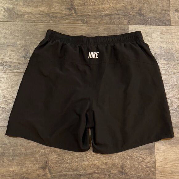 Vintage Nike Swim Spellout Drawstring Black Swim Trunks Board Shorts Men's XL - Picture 4 of 8